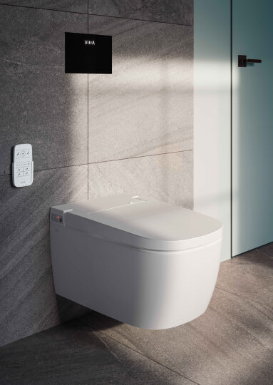 VitrA Metropole V-Care Akıllı Rim-ex Asma Klozet, Basic, VitrAClean, Yeni Seri,5674B403-6193 - 3