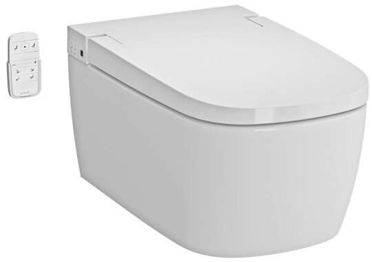 VitrA Metropole V-Care Akıllı Rim-ex Asma Klozet, Basic, VitrAClean, Yeni Seri,5674B403-6193