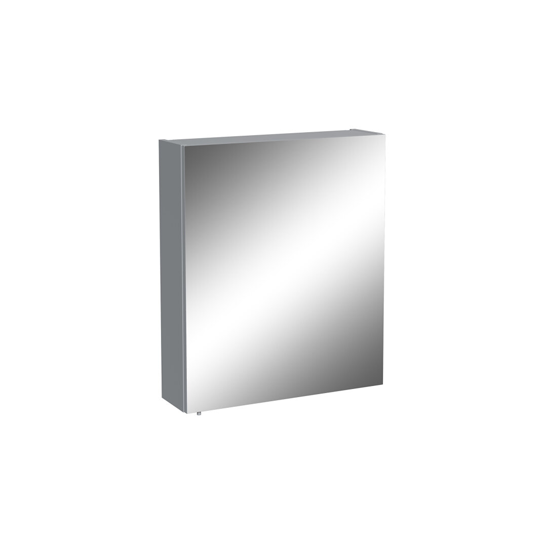 Vitra Mia Asimetrik Dolaplı Ayna, 80 cm, Parlak Antrasit 67705 - 15