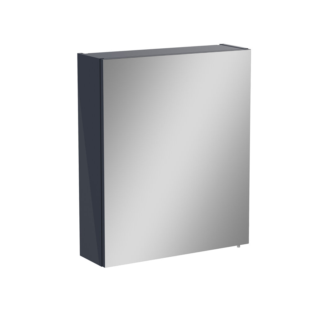 VitrA Mia Asimetrik Dolaplı Ayna (Sol), 60 cm, Parlak Antrasit, 67710 - 5