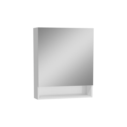 VitrA Mia Asimetrik Dolaplı Ayna (Sol), 60 cm, Parlak Antrasit, 67710 - 8