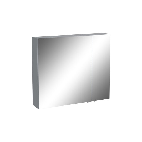 VitrA Mia Asimetrik Dolaplı Ayna (Sol), 60 cm, Parlak Antrasit, 67710 - 11