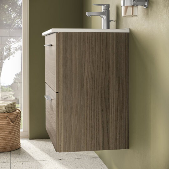 VitrA Mia Demonte Set, 60 cm, Çekmeceli, (Lavabo Dolabı, Aydınlatmalı Ayna), Cordoba,75103 - 12