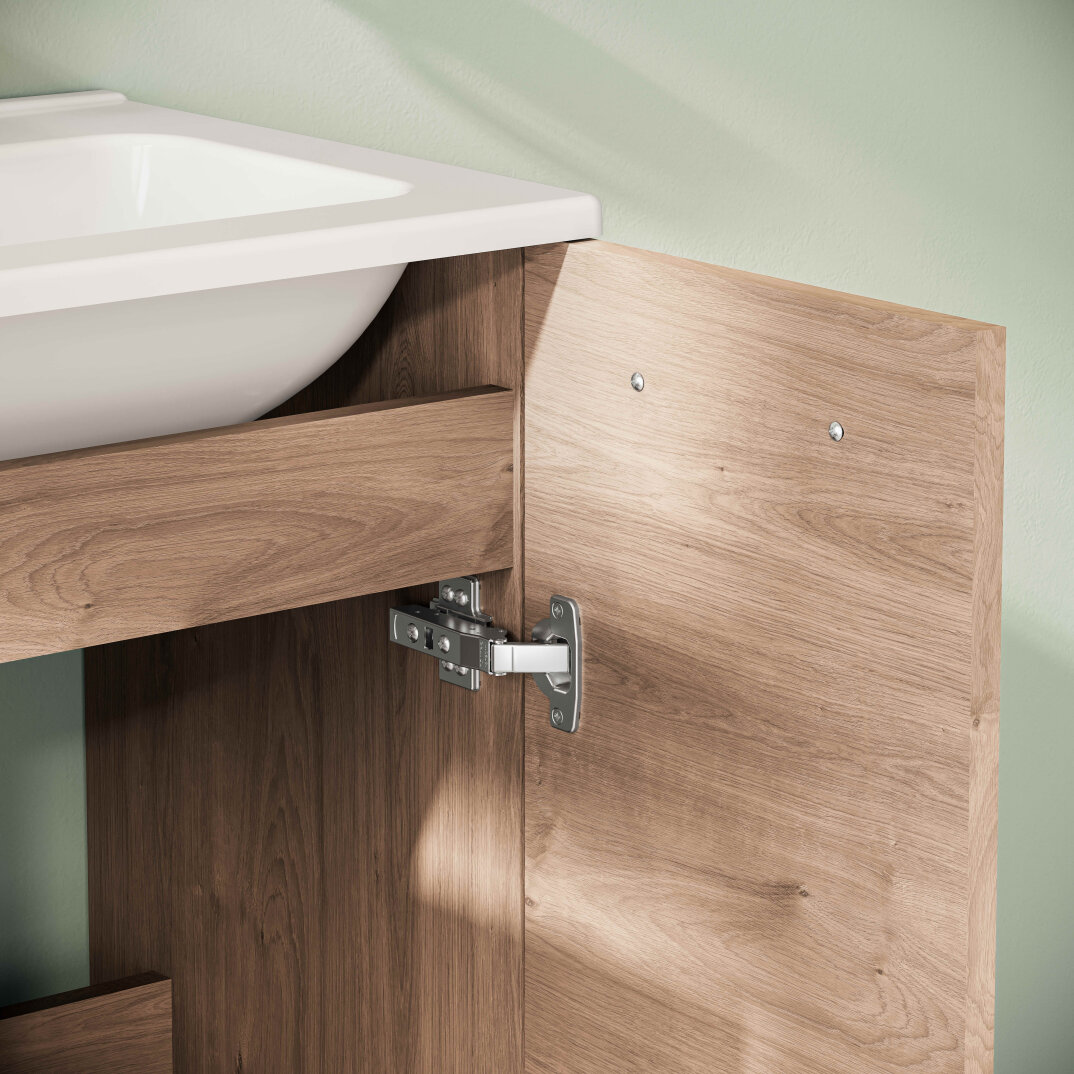 VitrA Mia Etajerli Lavabo, 59 cm,7461L003-0002 - 4
