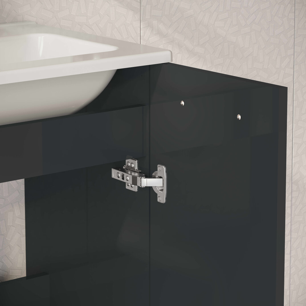 VitrA Mia Etajerli Lavabo, 59 cm,7461L003-0002 - 6