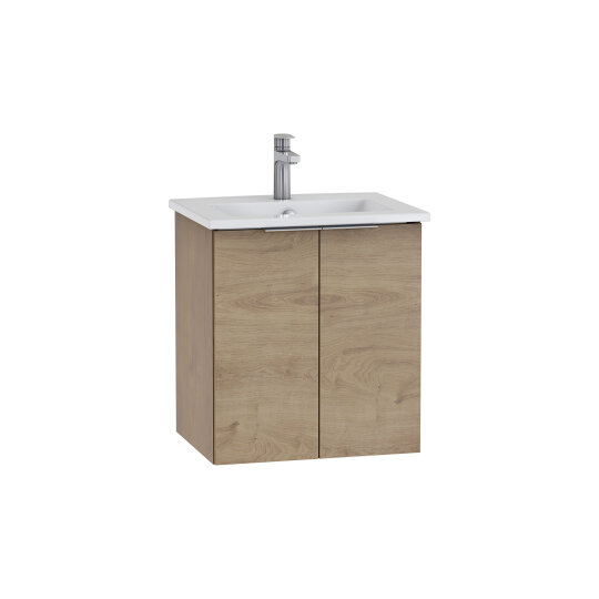 VitrA Mia Plus Square Kapaklı Lavabo Dolabı, 60 cm, Altın Meşe,69713 - 2