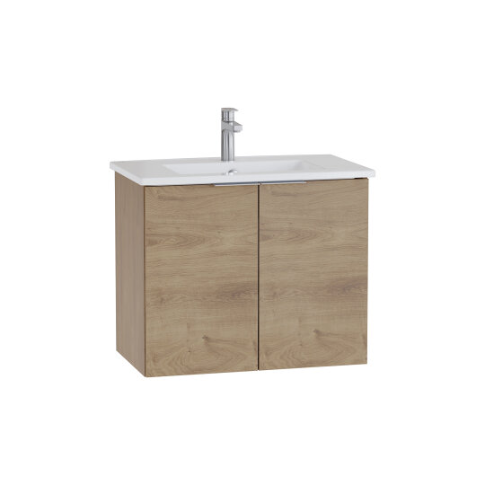 VitrA Mia Plus Square Kapaklı Lavabo Dolabı, 80 cm, Altın Meşe,69722 - 2