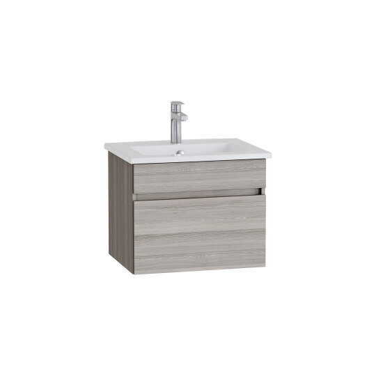 VitrA Mia Plus Square Tek Çekmeceli Lavabo Dolabı, 60 cm, Cordoba, 69790