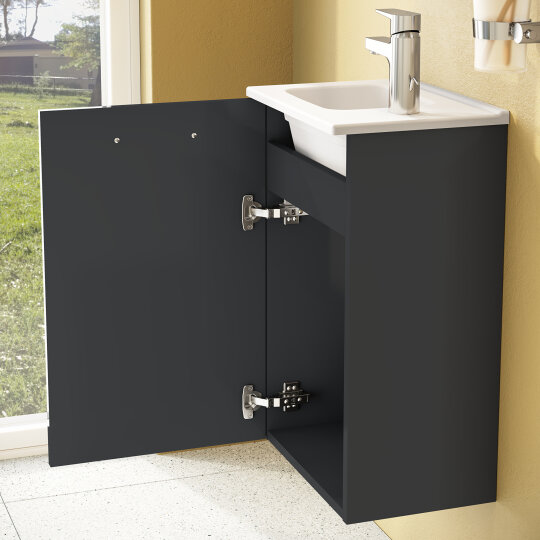 VitrA Nest Trendy Dar Tezgah Üstü Lavabo, 60 cm, 5689B003-0029 - 5