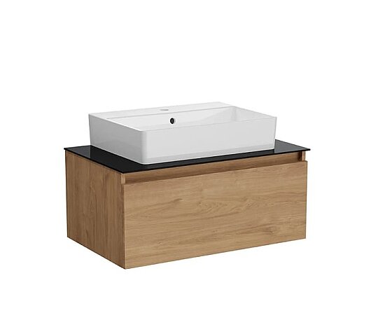 VitrA Nuo Çekmeceli Lavabo Dolabı, 80 cm, Altın Meşe, 80436
