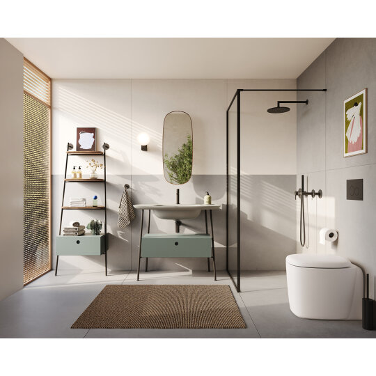 VitrA Origin 3 Yollu Yönlendirici (Sıva Üstü Grubu), Mat Siyah, A4285936 - 2