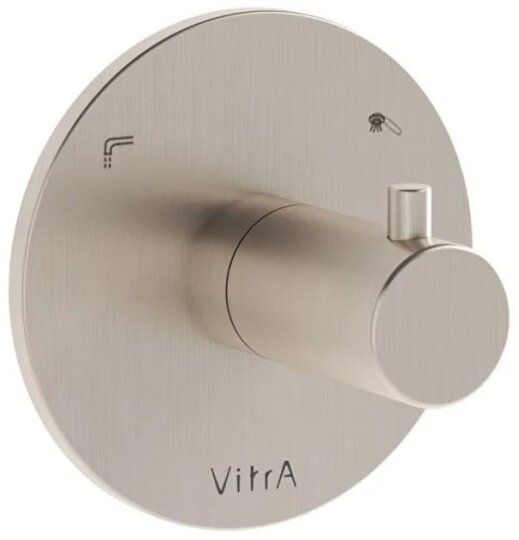 Vitra Origin Ankastre 2 Yollu Yönlendirici (Sıva Üstü Grubu), Fırçalı Nikel A4285734