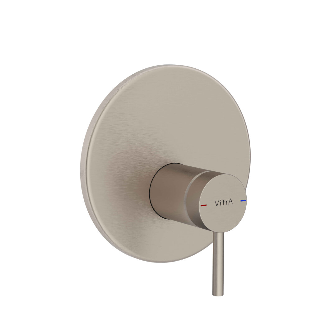 VitrA Origin Ankastre Duş Bataryası (V-Box Sıva Üstü Grubu) Fırçalı Nikel,A4282334 - 1