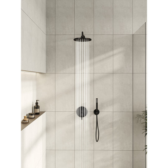 VitrA Origin Ankastre El Duşu Çıkışı, Mat Siyah, A4262536 - 3