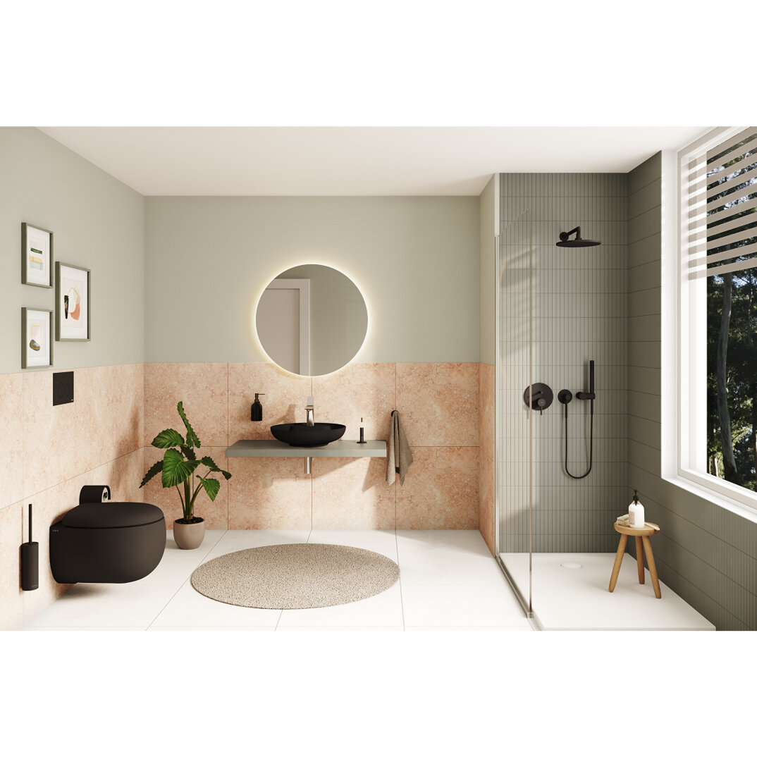 VitrA Origin Ankastre El Duşu Çıkışı, Mat Siyah, A4262536 - 5