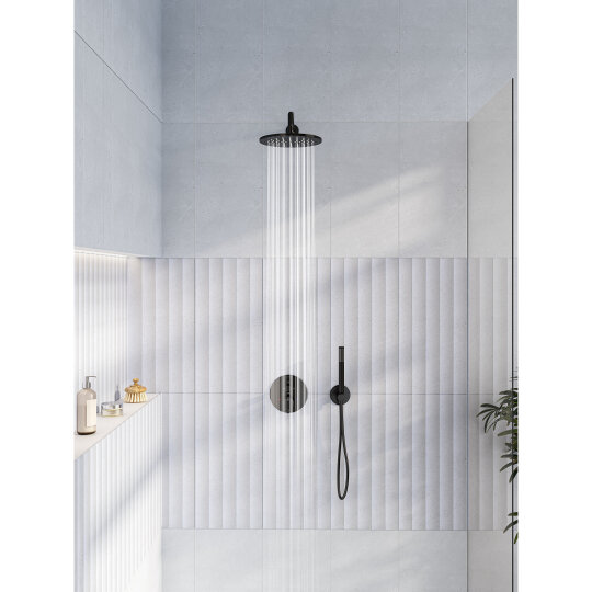 VitrA Origin Ankastre El Duşu Çıkışı, Mat Siyah, A4262536 - 6
