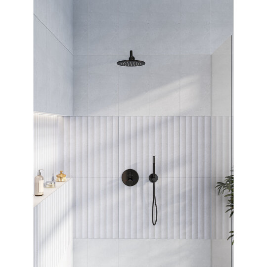 VitrA Origin Ankastre El Duşu Çıkışı, Mat Siyah, A4262536 - 7