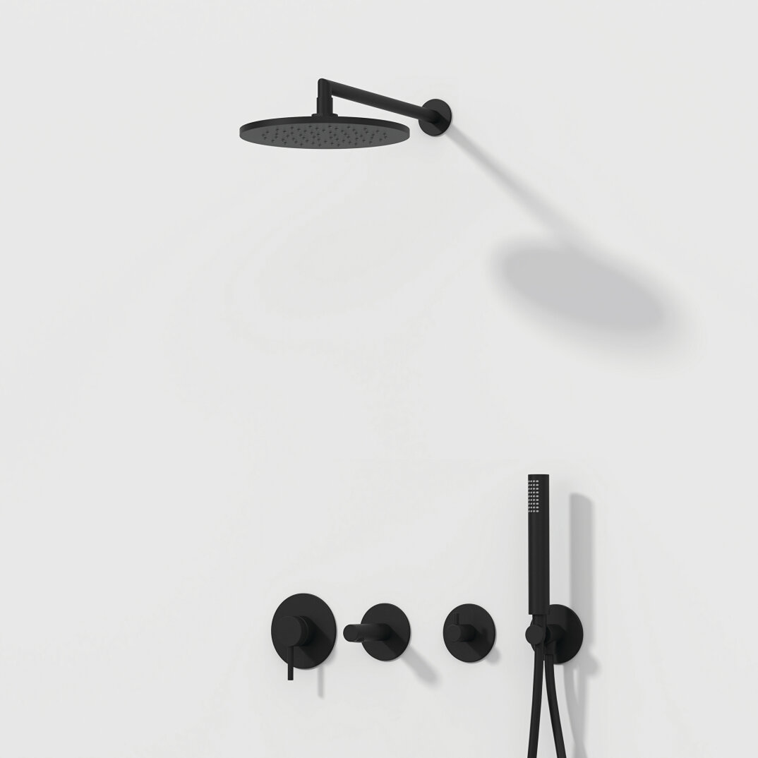 VitrA Origin Ankastre El Duşu Çıkışı, Mat Siyah, A4262536 - 10