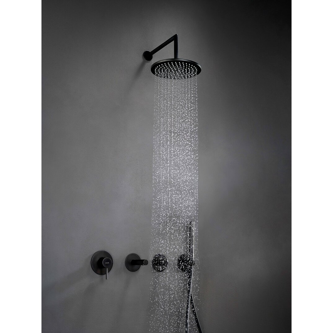 VitrA Origin Ankastre El Duşu Çıkışı, Mat Siyah, A4262536 - 12