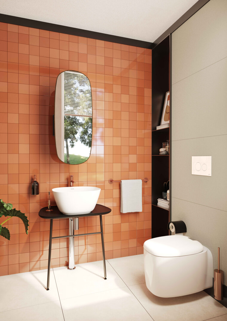 VitrA Origin Ankastre Lavabo Bataryası, Bakır (Sıva Üstü Grubu),A4258126 - 2