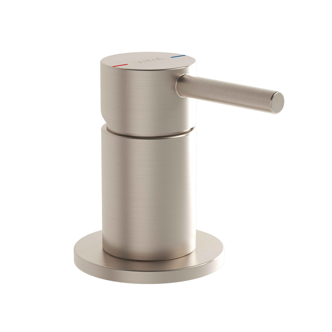 VitrA Origin Ankastre Lavabo Bataryası, Tezgahtan Kontrol, Fırçalı Nikel,A4268234 - 1