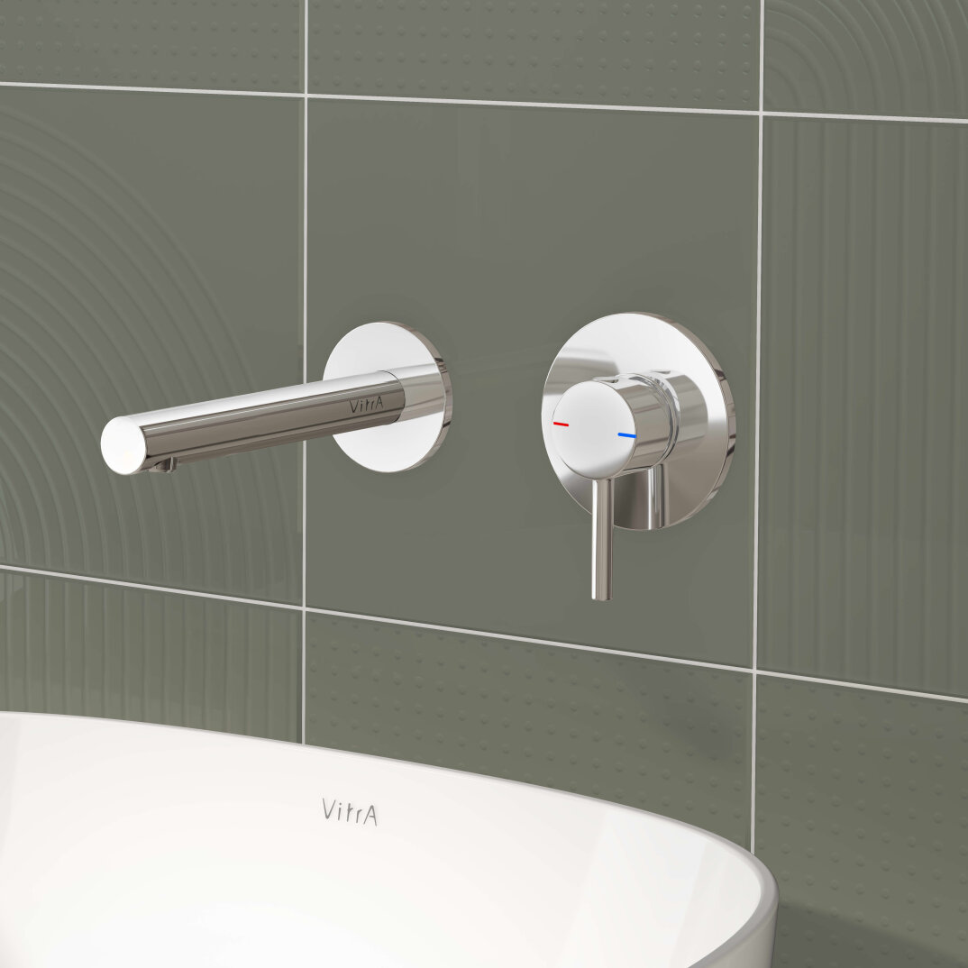VitrA Origin Ankastre Lavabo Bataryası, Tezgahtan Kontrol,A42682 - 3