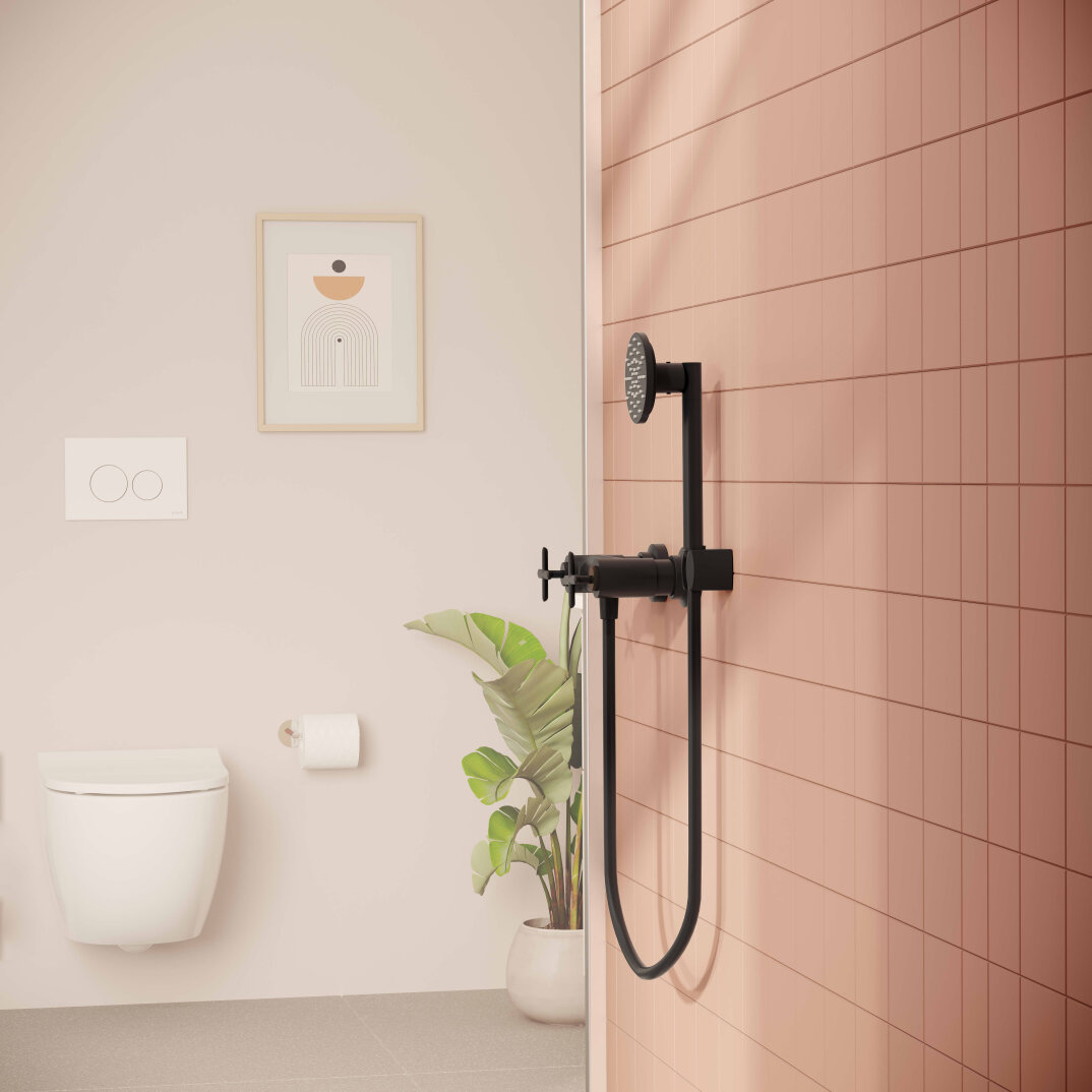 VitrA Origin Classic Duş Bataryası, Mat Siyah,A4289436 - 3