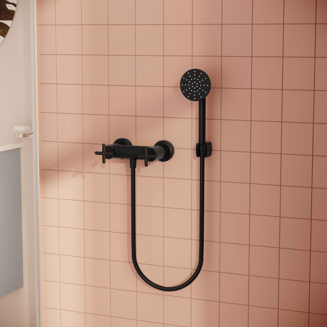 VitrA Origin Classic Duş Bataryası, Mat Siyah,A4289436 - 4