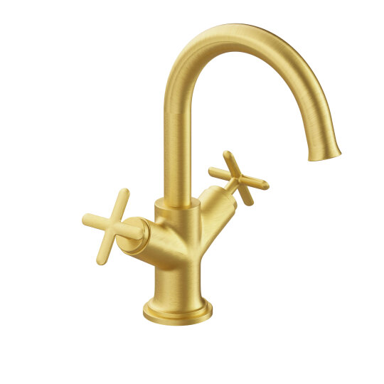 VitrA Origin Classic Lavabo Bataryası (Çift Kumandalı) Fırçalı Altın,A4288425
