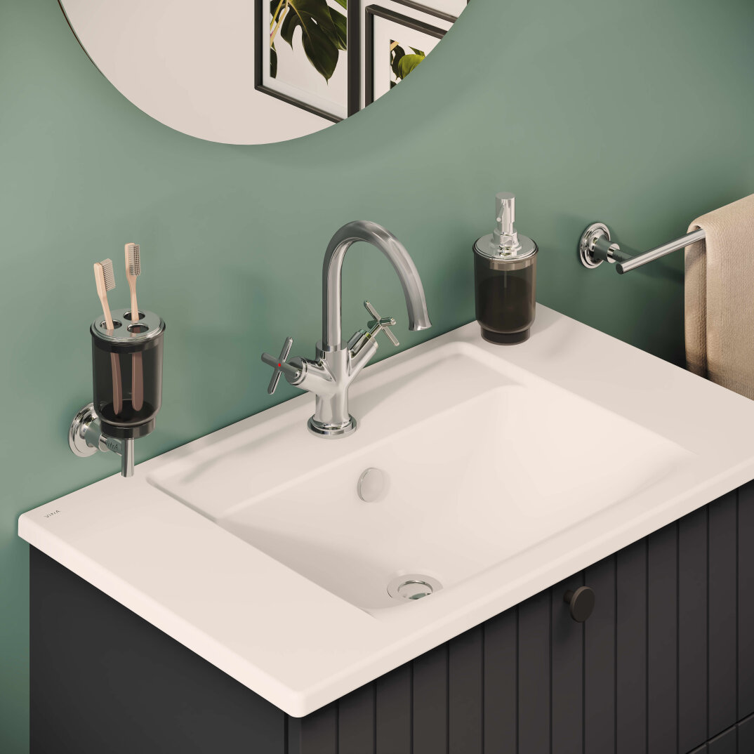 VitrA Origin Classic Lavabo Bataryası (Çift Kumandalı),A42884 - 2