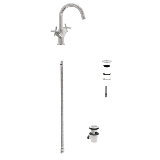 VitrA Origin Classic Lavabo Bataryası (Çift Kumandalı),A42884 - 3