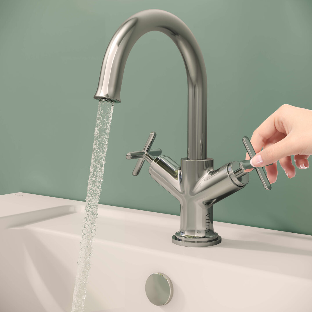 VitrA Origin Classic Lavabo Bataryası (Çift Kumandalı),A42884 - 4