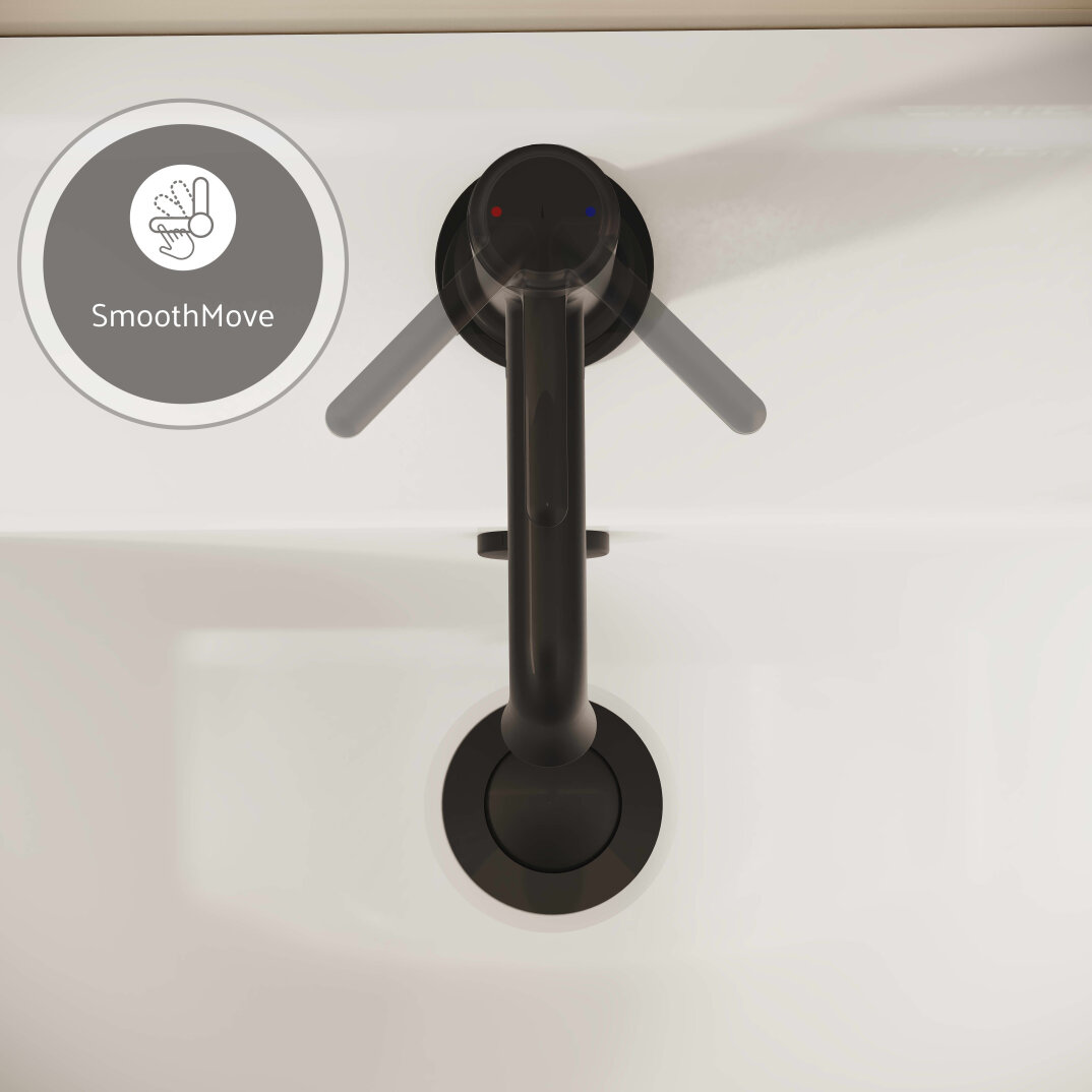 VitrA Origin Classic Lavabo Bataryası, Mat Siyah,A4288036 - 4