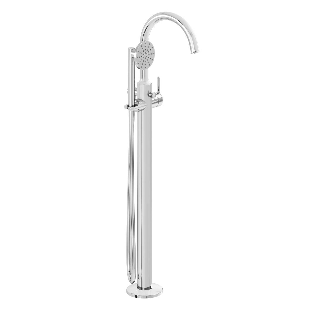 VitrA Origin Classic Yerden Küvet Bataryası, El Duşlu,A42898 - 1
