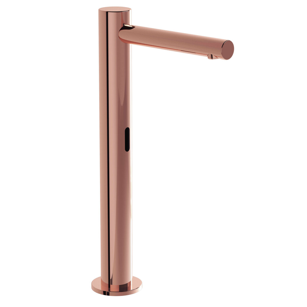 VitrA Origin Fotoselli Tezgah Üstü Lavabo Bataryası (Çift Su girişli, Pilli), Soft Bakır, A4722229 - 1