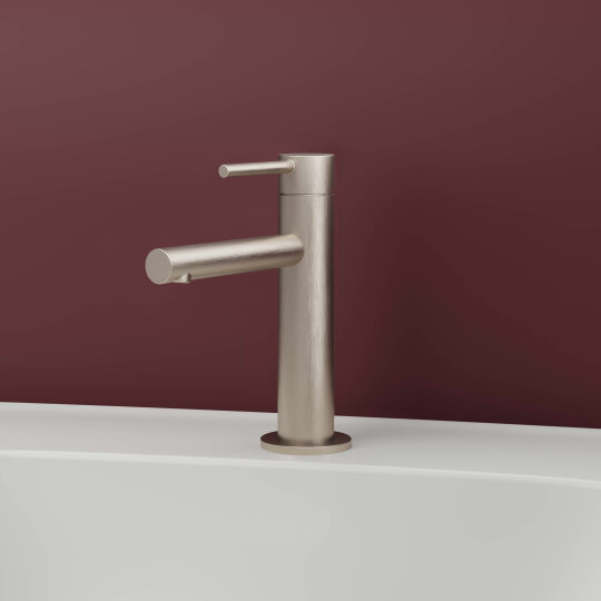 VitrA Origin Lavabo Bataryası, Fırçalı Nikel,A4255634 - 4