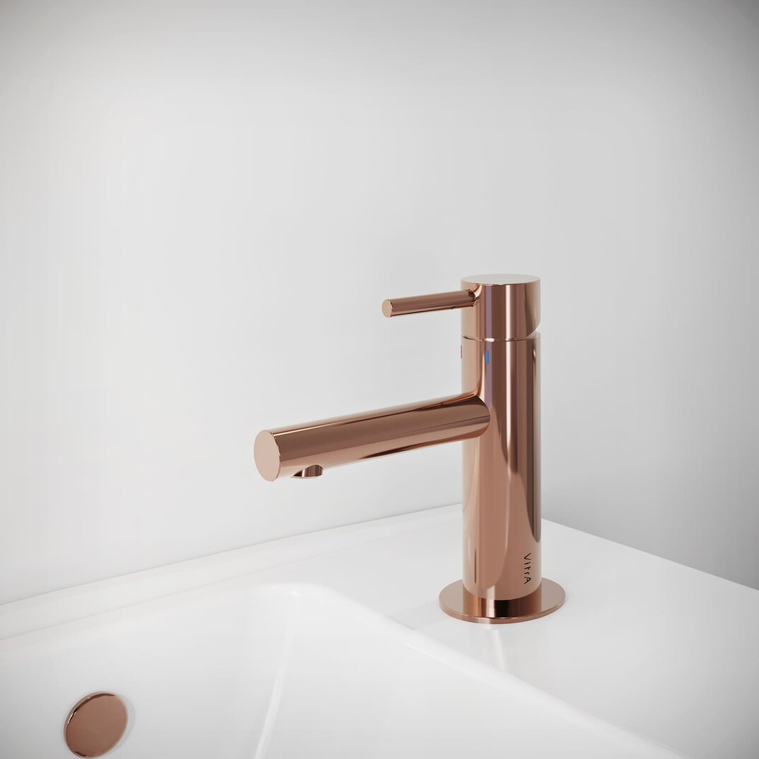 VitrA Origin Lavabo Bataryası, Kısa, Soft Bakır,A4255529 - 3