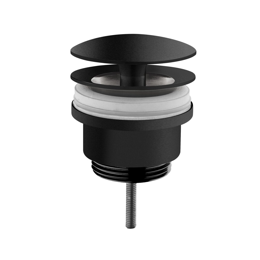 VitrA Origin Lavabo Yuvarlak Süzgeci (Universal-Sabit), Mat Siyah, A4514836 - 1