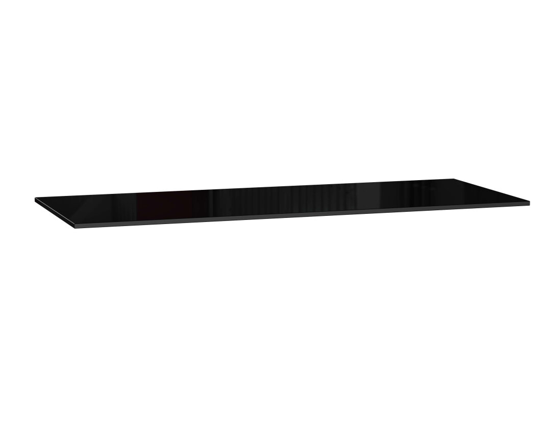 VitrA Origin Siyah Cam Üst Tezgah, Sifon Deliksiz, 120 cm (Armatür Deliksiz),66977 - 1