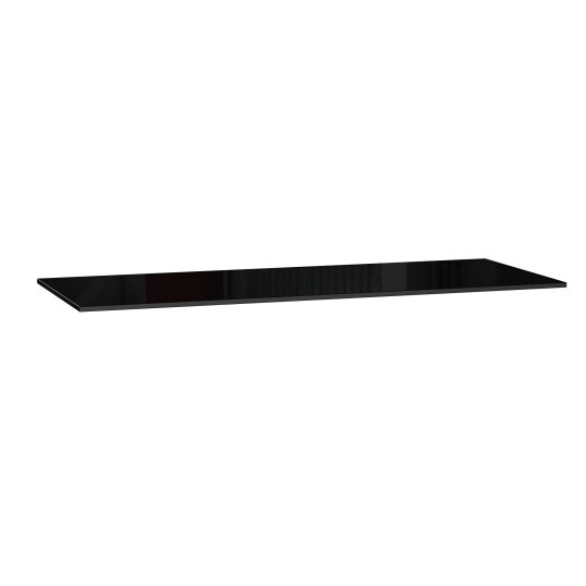 VitrA Origin Siyah Cam Üst Tezgah, Sifon Deliksiz, 120 cm (Armatür Deliksiz),66977 - 2
