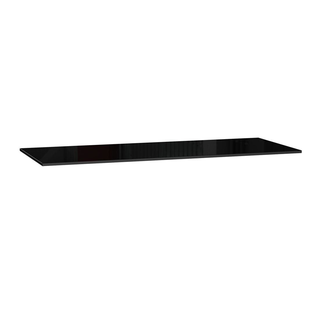 VitrA Origin Siyah Cam Üst Tezgah, Sifon Deliksiz, 120 cm (Armatür Deliksiz),66977 - 2