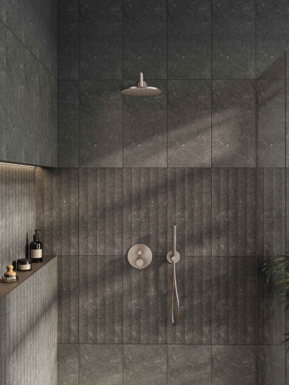 VitrA Origin Termostatik Ankastre Banyo Bataryası (Sıva Üstü Grubu,V-Box), Fırçalı Nikel, A4267134 - 4