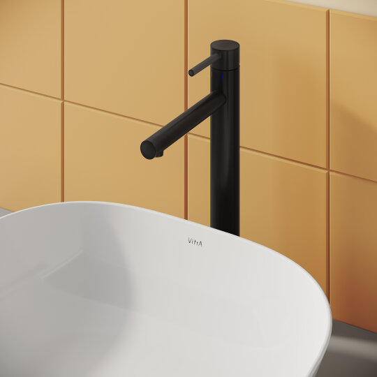 VitrA Origin Tezgah Üstü Lavabo Bataryası, Mat Siyah, A4255836 - 3