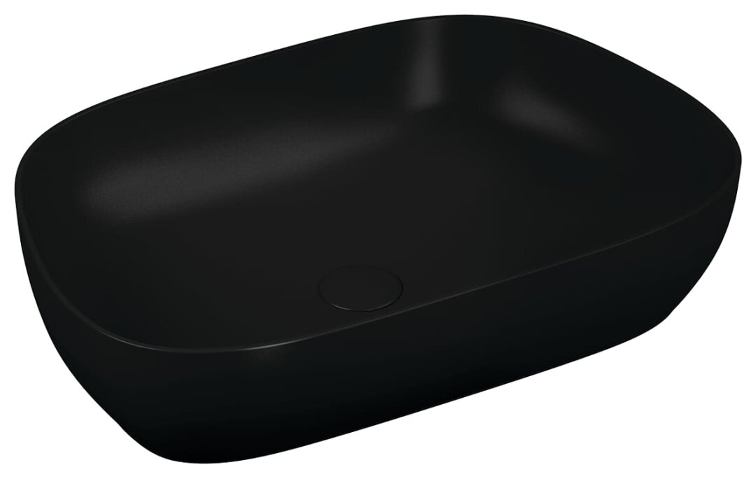 VitrA Outline Çanak Lavabo, 63 cm, Mat Siyah,5993B483-0016 - 1