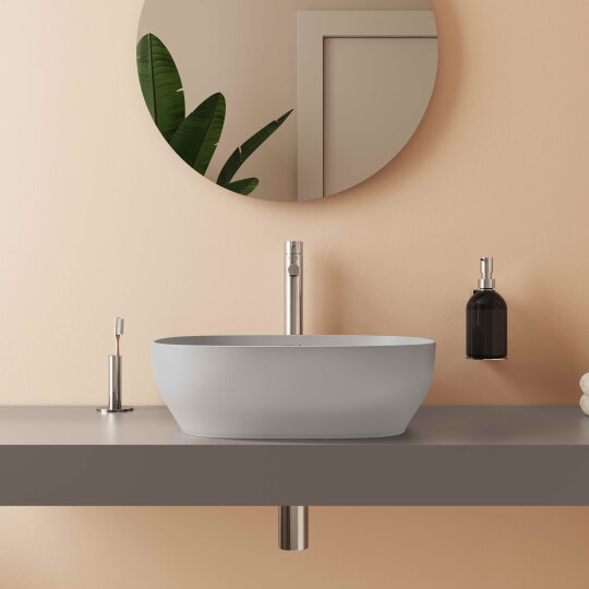 VitrA Outline Kare Çanak Lavabo, 48 cm, Mat Taş Gri,5994B476-0016 - 5