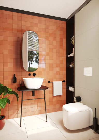 VitrA Plural Klozet Kapağı, Altın Renk Metal Menteşeli, Yavaş Kapanır, Kolay Sökülebilir, Mat Beyaz,126-401-019 - 3
