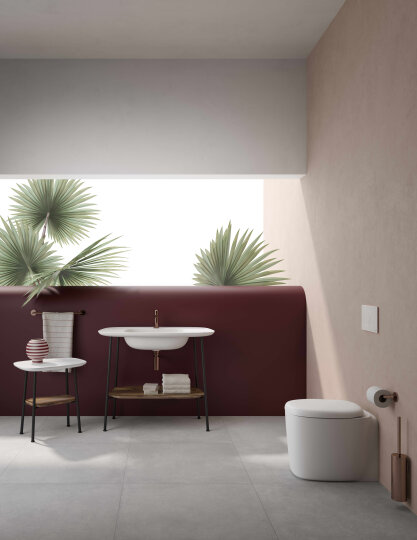 VitrA Plural Klozet Kapağı, Altın Renk Metal Menteşeli, Yavaş Kapanır, Kolay Sökülebilir, Mat Beyaz,126-401-019 - 4