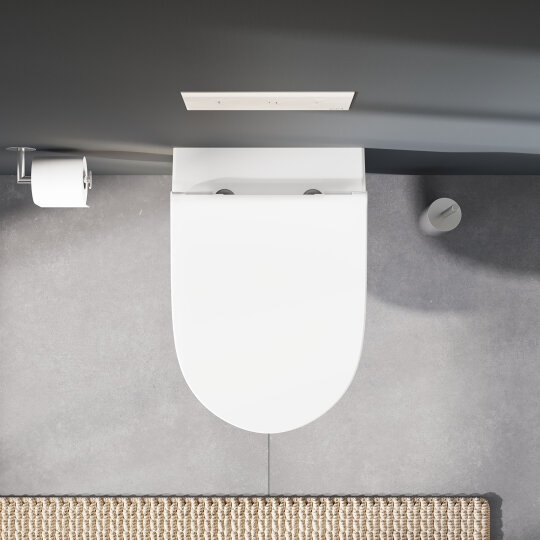 VitrA Plural Klozet Kapağı, Altın Renk Metal Menteşeli, Yavaş Kapanır, Kolay Sökülebilir, Mat Siyah, 126-483-019 - 5