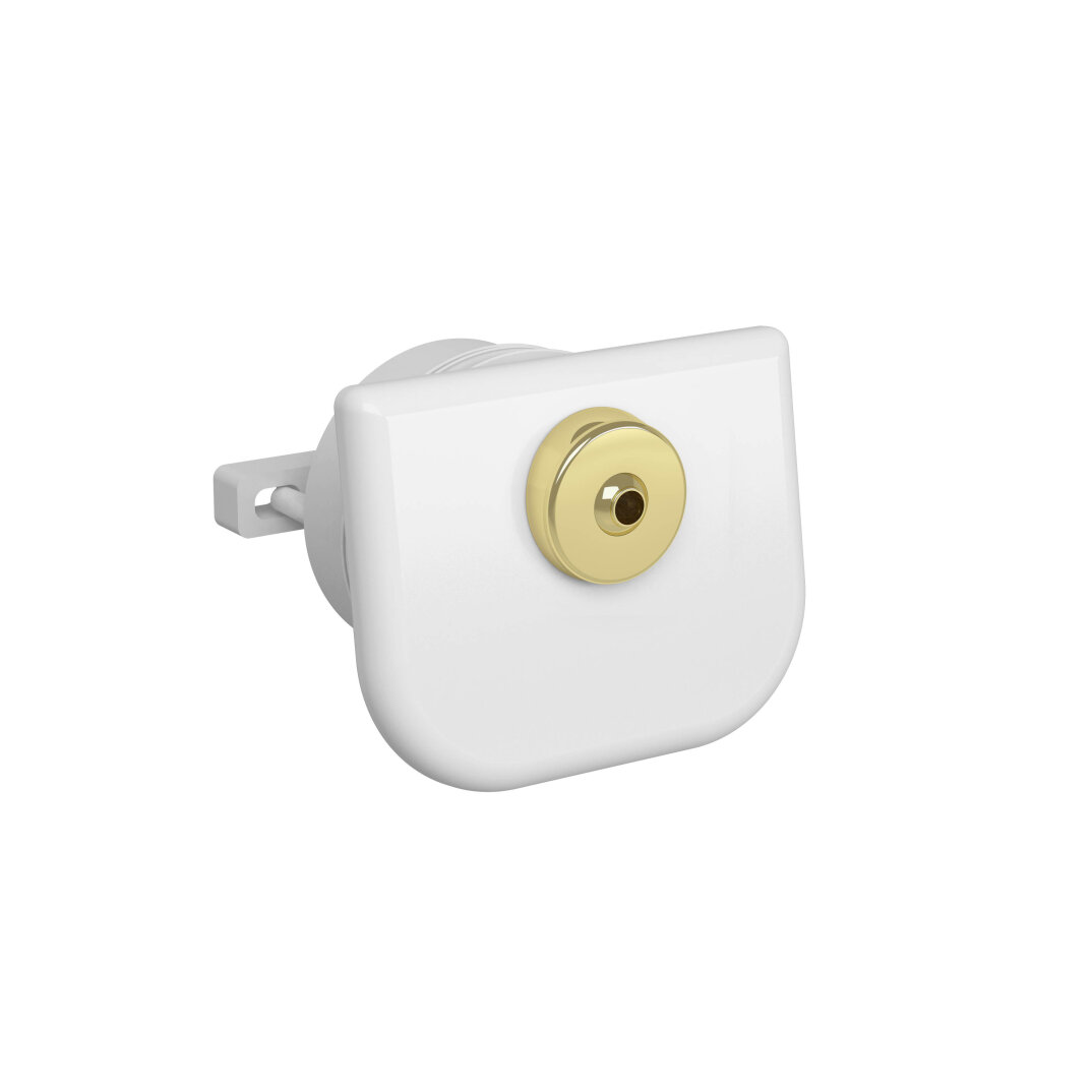 VitrA Plural Rim-ex Klozet Rozeti (Altın Taharet Setli, Beyaz), 6393L003-7172 - 1