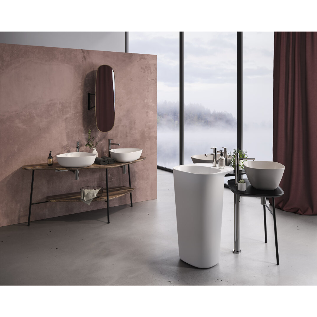 VitrA Plural Serbest Alçak Lavabo Ünitesi, 70 cm, Mat Beyaz,64050 - 6